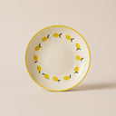 Lot de 6 assiettes creuses 20.5cm en grès Citron