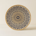 Lot de 6 assiettes plates 27cm en porcelaine Byzance