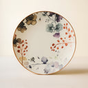 Lot de 6 assiettes plates 27cm en porcelaine Aquarelle