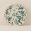 Lot de 6 assiettes plates 27cm en porcelaine Botanic