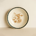 Lot de 6 assiettes creuses 21cm en porcelaine Botanic