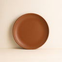 Lot de 6 assiettes à dessert 20.5cm en grès marron Arita