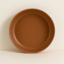 Lot de 6 assiettes creuses 20.5cm en grès marron Arita