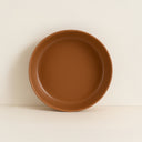 Lot de 6 assiettes coupes 20.5cm en grès marron Arita