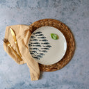 Lot de 6 assiettes plates 26.5cm en porcelaine Pescare