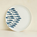 Lot de 6 assiettes plates 26.5cm en porcelaine Pescare