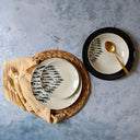 Lot de 6 assiettes creuses 20cm en porcelaine Pescare