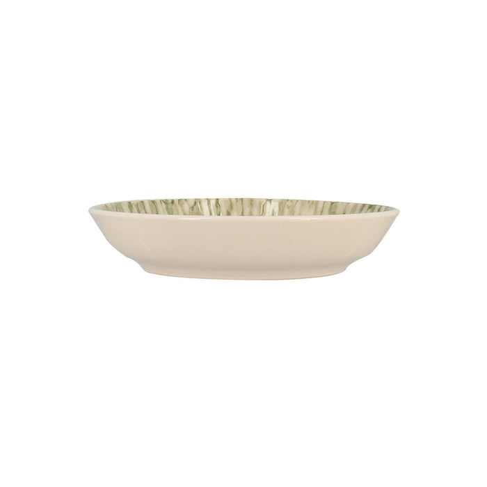 Lot de 6 assiettes creuses 20,5cm en grès Jade