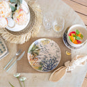 Lot de 6 assiettes plates 26 cm en grès Corfou