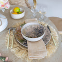 Lot de 6 assiettes plates 26 cm en grès Corfou