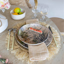 Lot de 6 assiettes creuses 20,5cm en grès Corfou