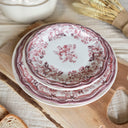 Lot de 6 assiettes à dessert 20cm en porcelaine Faustine