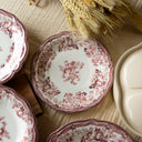 Lot de 6 assiettes à dessert 20cm en porcelaine Faustine