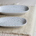 Lot de 6 plats 19 cm en porcelaine Jasmin