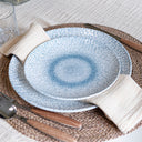 Service de table 48 pièces en porcelaine Aqua