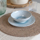 Service de table 48 pièces en porcelaine Aqua