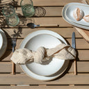 Lot de 6 assiettes creuses 21 cm en porcelaine blanc Nuance