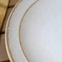 Lot de 6 assiettes creuses 21 cm en porcelaine blanc Nuance