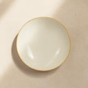 Lot de 6 assiettes creuses 21 cm en porcelaine blanc Nuance