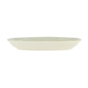 Lot de 6 plats ovales 23,5 cm en porcelaine blanc Nuance