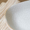 Lot de 6 plats ovales 23,5 cm en porcelaine blanc Nuance