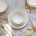 Lot de 6 coupelles 15 cm en porcelaine blanc Nuance