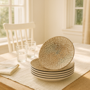 Lot de 48 assiettes en grès Ambre