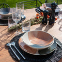 Lot de 36 assiettes en grès Gaïa