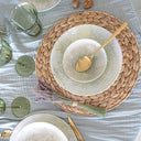 Lot de 6 assiettes plates 26.5cm en porcelaine Natura