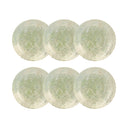 Lot de 6 assiettes creuses 21 cm en porcelaine Natura