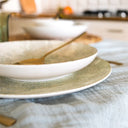 Lot de 6 assiettes dessert 21 cm en porcelaine Natura