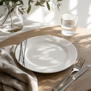 Lot de 6 assiettes plates 27cm en porcelaine Carbone