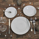 Lot de 6 assiettes à dessert 19cm en porcelaine Carbone