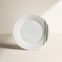 Lot de 6 assiettes à dessert 19cm en porcelaine Carbone