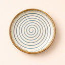 Lot de 6 assiettes creuses 22cm en faïence Spirale