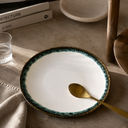 Lot de 6 assiettes à dessert 20cm en faïence Atome