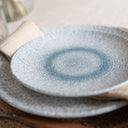 Lot de 6 assiettes à dessert 20 cm en porcelaine Aqua