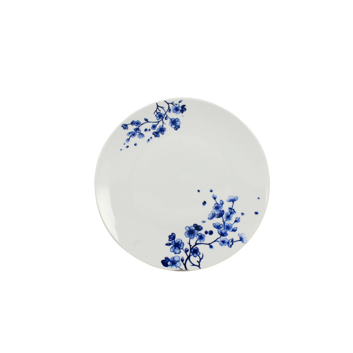 Lot de 6 assiettes plates 26.5cm en porcelaine Centaurée