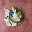 Lot de 6 assiettes creuses 21cm en porcelaine Floralux