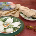 Lot de 6 assiettes à dessert 20cm en porcelaine Floralux