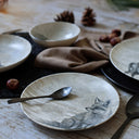 Lot de 6 assiettes à dessert 21cm en porcelaine Lachat