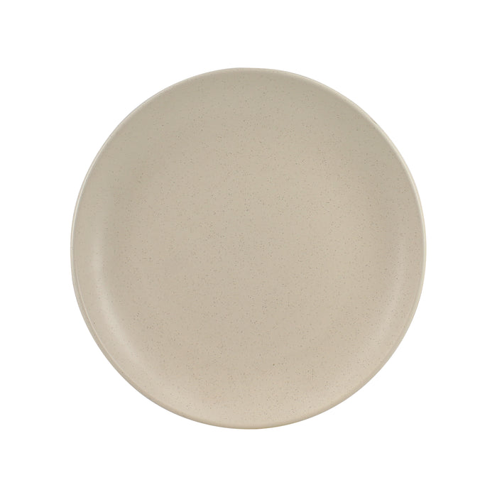 Lot de 6 assiettes coupes 20.5cm en grès beige Arita