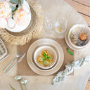Lot de 6 assiettes coupes 15cm en grès beige Arita