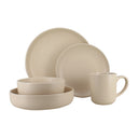 Lot de 6 mugs 38cl en grès beige Arita