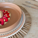 Lot de 6 assiettes coupelles 15cm en grès marron Arita