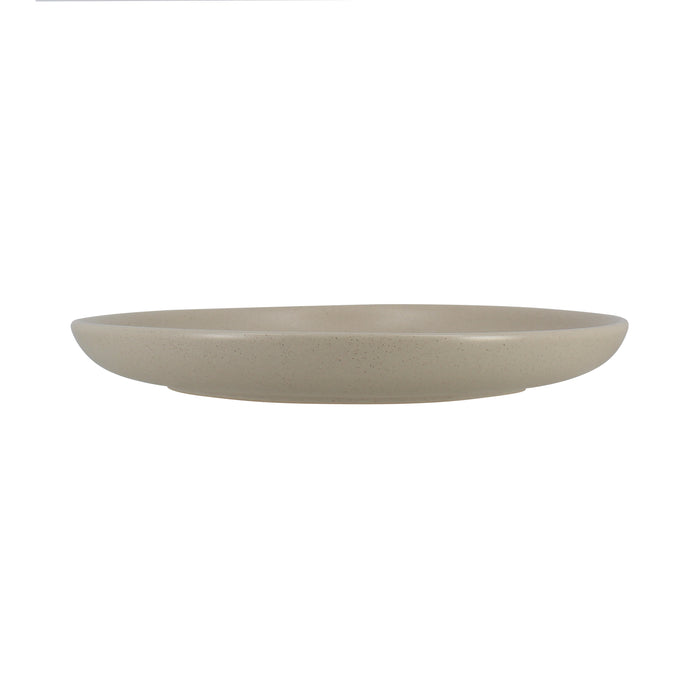 Lot de 6 assiettes plates 27cm en grès gris Arita