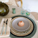 Lot de 6 assiettes à dessert 20.5cm en grès gris Arita