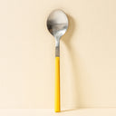 Lot de 6 cuillères à café safran 16.5cm en acier inoxydable Colorama