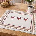 Lot de 12 sets de table Gallina