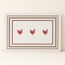 Lot de 12 sets de table Gallina